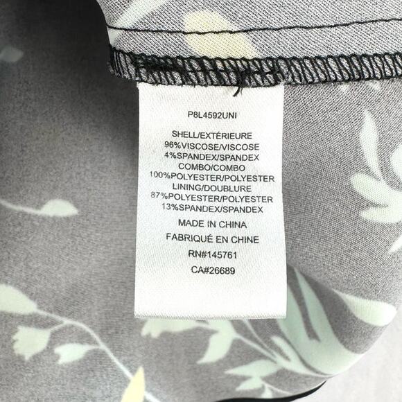 PARKER Jess Floral Print Sleeveless Top Blue Green Ruffle Blouse Size Small NWT - Picture 8 of 9